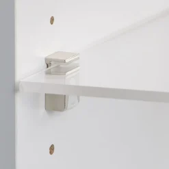 Bodenträger Stahl/Kunststoff Durchmesser 0,5 x 0,8 cm vernickelt 4 Stück*Suki Sale