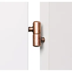 Suki Einbohrband Stahl Durchmesser 0,9x Durchmesser 5,4 x 2,3 cm brüniert 2 Stück