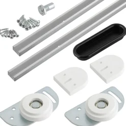 Schrankschiebetür-System-Set Serie G 200 cm*Suki Outlet