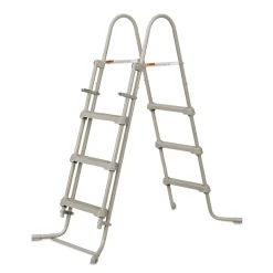 Summer Waves Active Frame Pool 457x457x107cm Rattan Braun