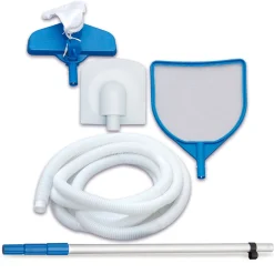 Elite Frame Pool 488x488x122cm Rattan Grau*Summer Waves Clearance