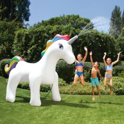 Wasserspielzeug Sprinkler Einhorn 284x127x211cm Weiß^Summer Waves Hot