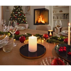 Tablett rund Metall 21 cm gold-schwarz