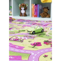 Kinder Teppich Sweet Village 140 x 200 cm Mehrfarbig