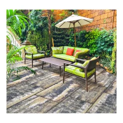 Terrassenplatte No 1 Bagattini Luserna Braun-mix meliert^ New