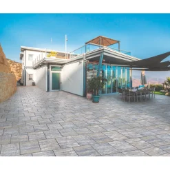 Terrassenplatte No 1 Bagattini Ellenica anthrazit-braun meliert 48 x 48 x 3,2 cm* Sale