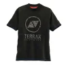 Terrax Workwear T-Shirt schwarz-royal Größe XL