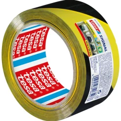 Signalband Markierungsklebeband Universal gelb-schwarz 66m x 50mm*Tesa