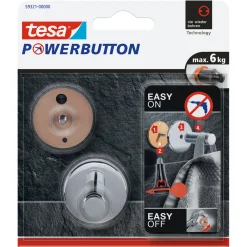 Haken Powerbutton classic Rund^Tesa Clearance
