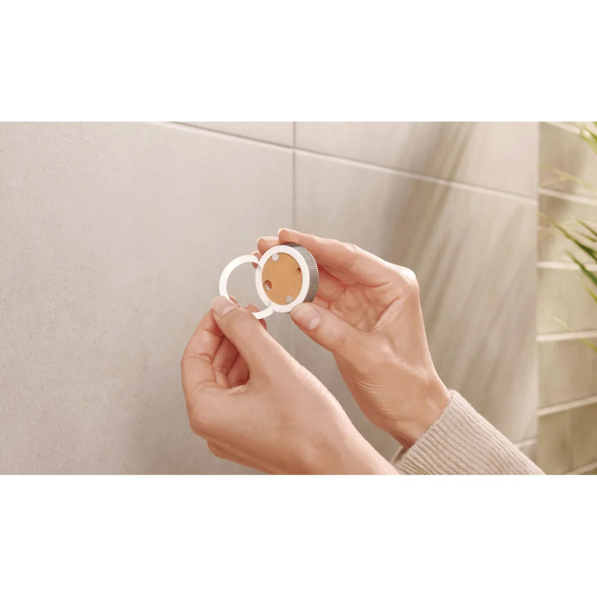 Handtuchhalter Moon mattschwarz^Tesa New