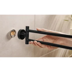 Handtuchhalter Moon mattschwarz^Tesa New