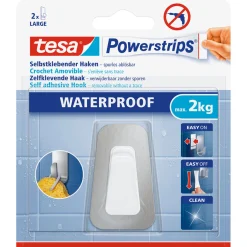 Powerstrips Waterproof Haken Large Metall und Plastik^Tesa Discount