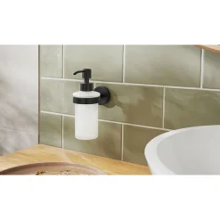 Tesa Wandseifenspender Moon mattschwarz