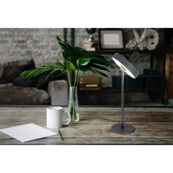 näve TL Ella Metall/KS grauLxBxH 12,5x12,5x35cm dimmbar