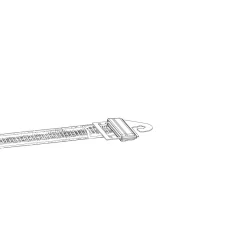 Torgriff Niro schwarz 4 cm 5 Stück