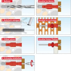 Allzweckdübel Tri 8/51*TOX New