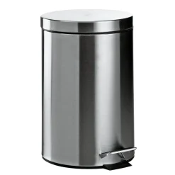 Treteimer 12 L 25 x 38 cm Edelstahl matt oder glänzend