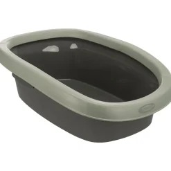 Be Eco Katzentoilette Carlo mit Rand 38 x 17 x 58 cm anthrazit/grau-grün*Trixie Outlet