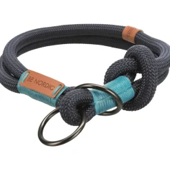 Trixie Be Nordic Zug-Stopp-Halsband M dunkelblau/hellblau 45 cm/ø 8 mm