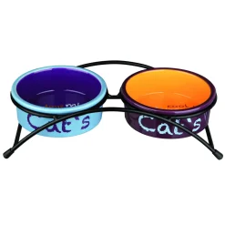 Cat Napf Set EatonFeet Keramik 2 x 0,3l/12 cm*Trixie Sale