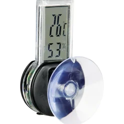 Digital-Thermo-/Hygrometer 3 x 6 cm mit Saugnapf*Trixie Clearance