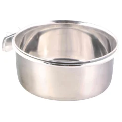 Trixie Edelstahlnapf mit Schraubbefestigung 300ml Durchmesser 9 cm