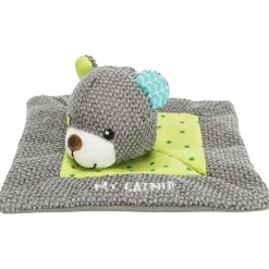 Trixie KSZ Junior Schnuffeltuch Bär My Catnip Stoff 13 x 13 cm