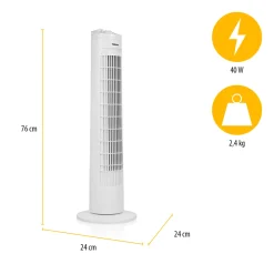 Turm-Ventilator 76 cm weiß^ Best