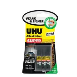 UHU Alleskleber Super minis 3 x 1 g