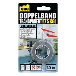 Doppelband transparent 1,5 m*UHU Discount