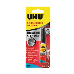 Sekundenkleber blitzschnell gel 3 g^UHU Hot