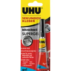 UHU Sekundenkleber „blitzschnell gel“, 10 g