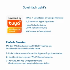 WIFI Türkamera Smart inkl. Funkgong*Unitec New