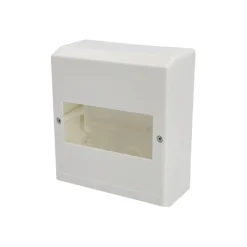 Unitec AP-Kleinverteiler 1x6 Module weiß IP 40