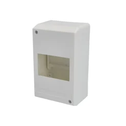 Unitec AP-Kleinverteiler 1x4 Module weiß IP 40