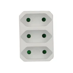 Euro-Adapter 3-fach weiß*Unitec Clearance