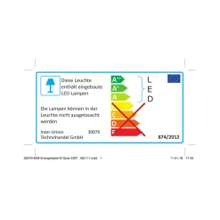 Unitec LED Akku-Strahler 20W 1600lm schwarz
