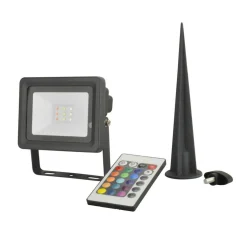 LED Strahler mit Erdspiess RGB 10W 240lm*Unitec New