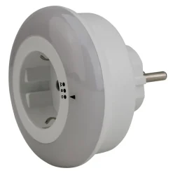 LED-Nachtlicht mit Steckdose weiß^Unitec Sale