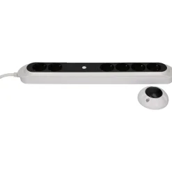 Unitec Steckdosenleiste 6-fach weiß