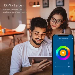 WIFI LED-Leuchtmittel Smart GU10 3,5W RGB CCT dimmbar^Unitec Sale