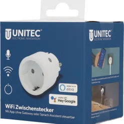 WIFI Zwischenstecker Smart weiß^Unitec Online