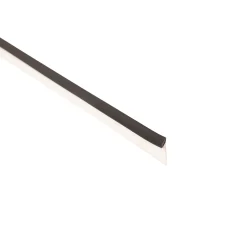 Universalwandabschlussprofil schwarz 24 x 1 x 4200 mm