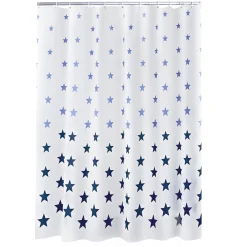 Valblue Duschvorhang Stella Folie 180 x 200 cm blau
