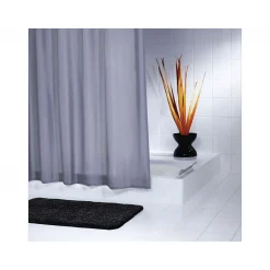 Valblue Duschvorhang Textil 180 x 200 cm weiß