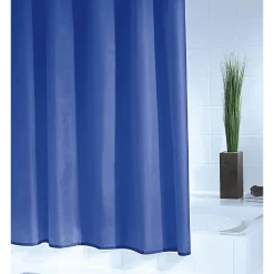 Valblue Duschvorhang Universal Folie 180 x 200 cm ultramarinblau