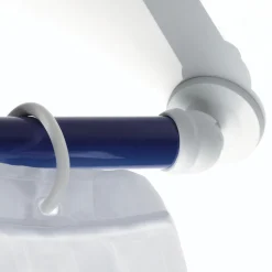 Schrägwandadapter für 25 mm Duschgestänge Vario weiß*Valblue Discount