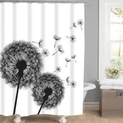 Valblue Duschvorhang Pusteblume Textil