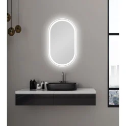 LED- Spiegel Lucien weiß matt 45 x 75 cm^Valblue Sale