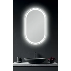 LED- Spiegel Lucien weiß matt 45 x 75 cm^Valblue Sale